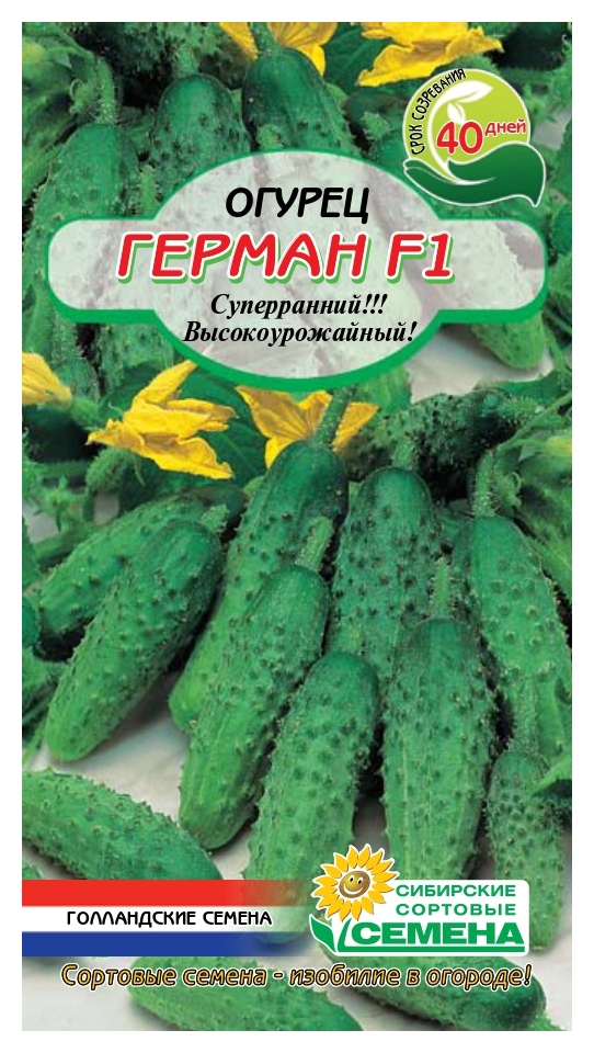 Семена ССС Огурец Герман F1 5шт