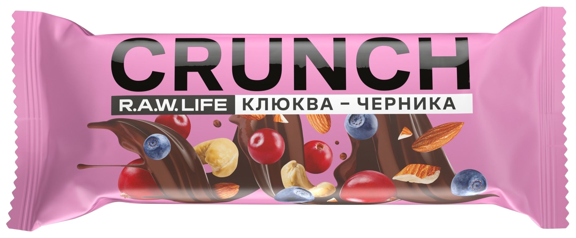 Батончик РОУЛАЙФ Кранч клюква-черника 40г
