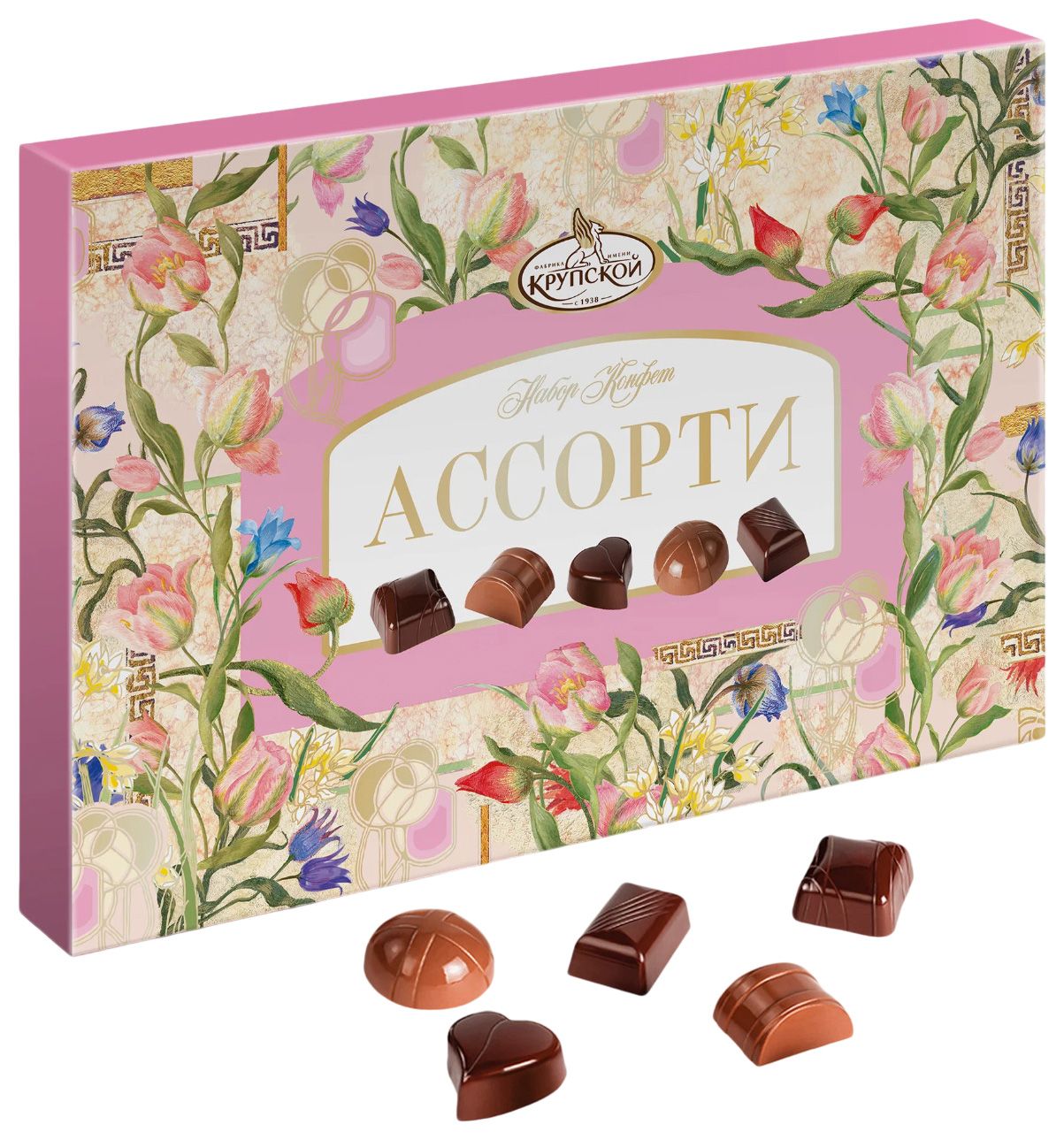 Набор конфет ФАБРИКА им.КРУПСКОЙ Ассорти 149г