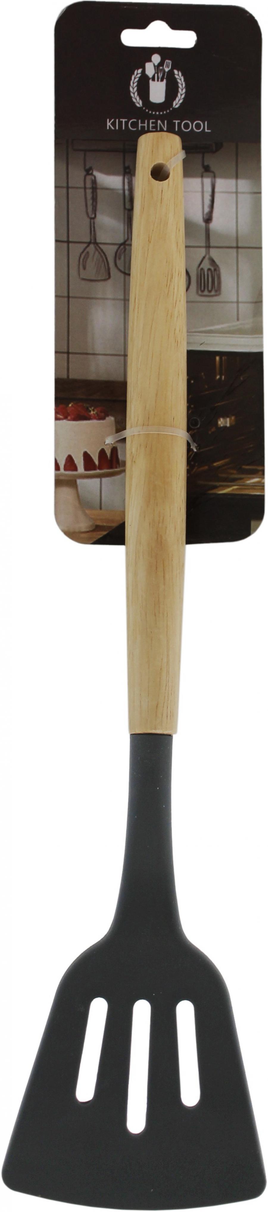 Лопатка с прорезями 32*7.5*3см темно-серая арт.H7542-22-3