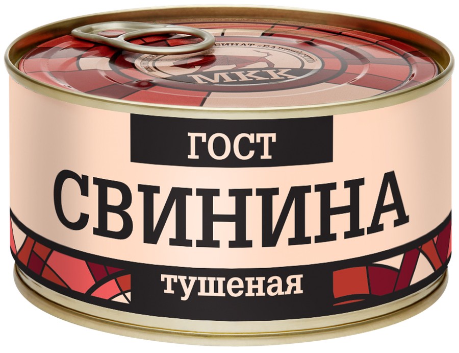 Свинина тушеная МКК БАЛТИЙСКИЙ в/с ж/б ключ 325г