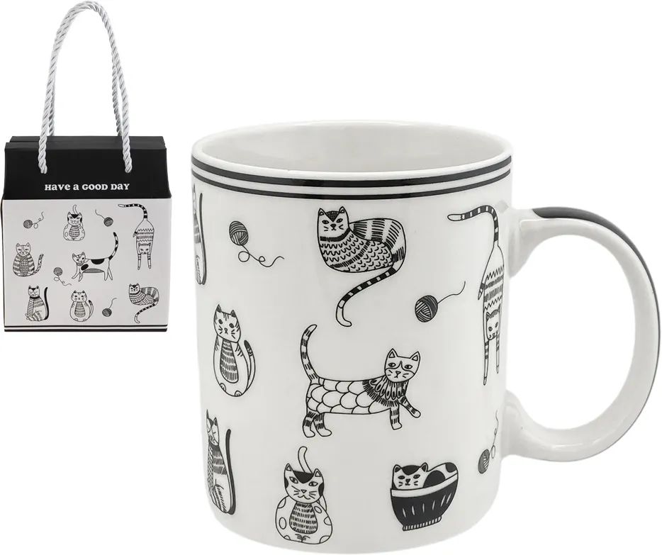 Кружка НАТАМ Котики 350мл ПУ арт.CHGC-1