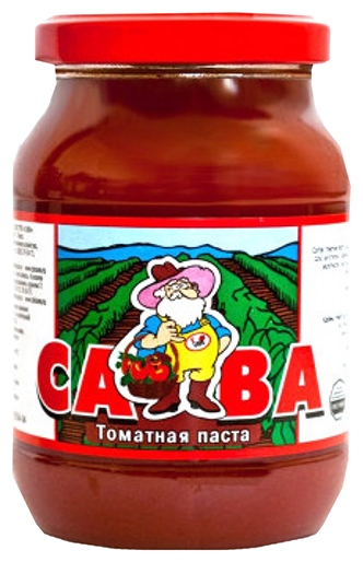 Томатная паста САВА ГОСТ 25-27% ст/б 500г