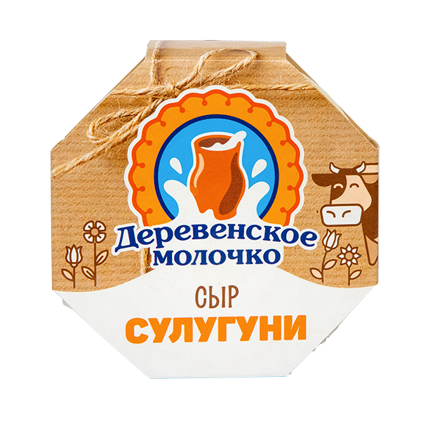Сыр ДЕРЕВЕНСКОЕ МОЛОЧКО Сулугуни бзмж 45% 300г