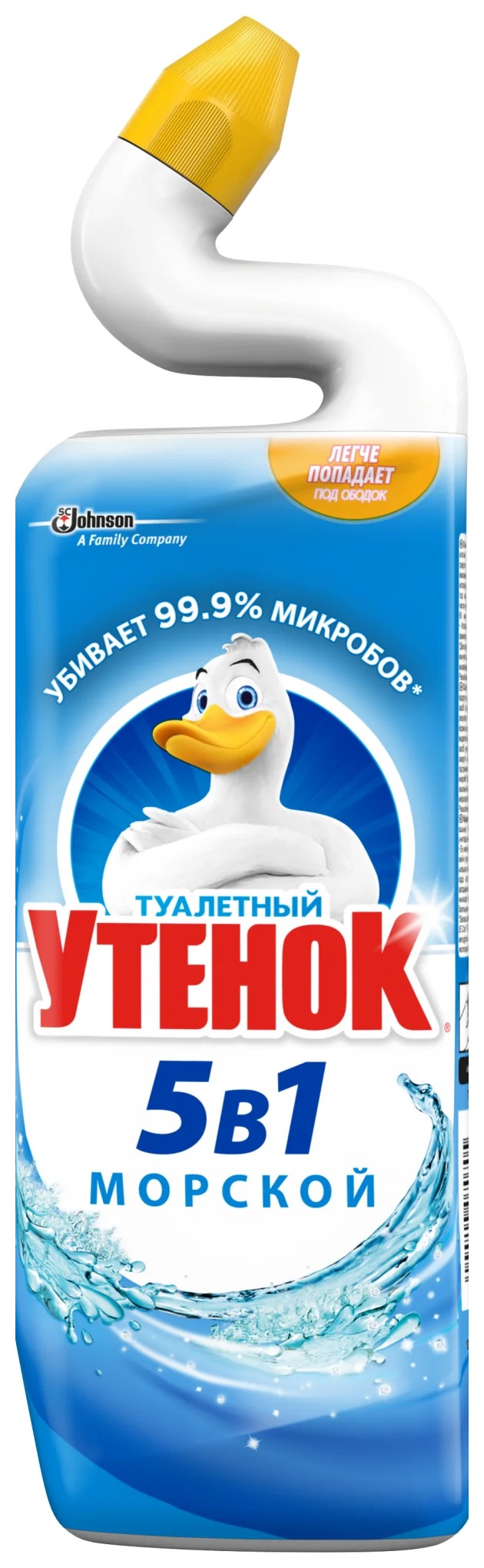 Чистящее средство ТУАЛЕТНЫЙ УТЕНОК Морской гель 500мл