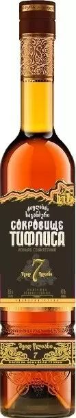 Коньяк СОКРОВИЩЕ ТИФЛИСА 7 лет 40% ст/б 0.5л