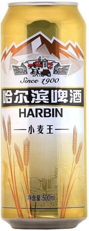 Пиво ХАРБИН Пшеничное светлое 3.6% ж/б 0.5л
