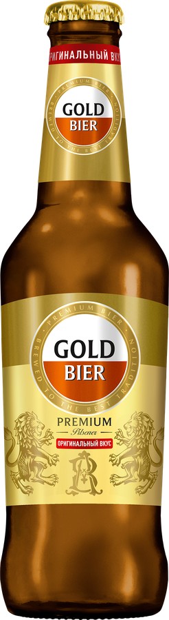Пиво ГОЛД Премиум Пилснер светлое пастер 4.8% ст/б 0.44л