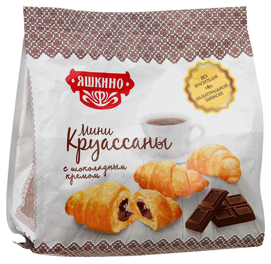 Круассан-мини ЯШКИНО с шоколадным кремом 180г