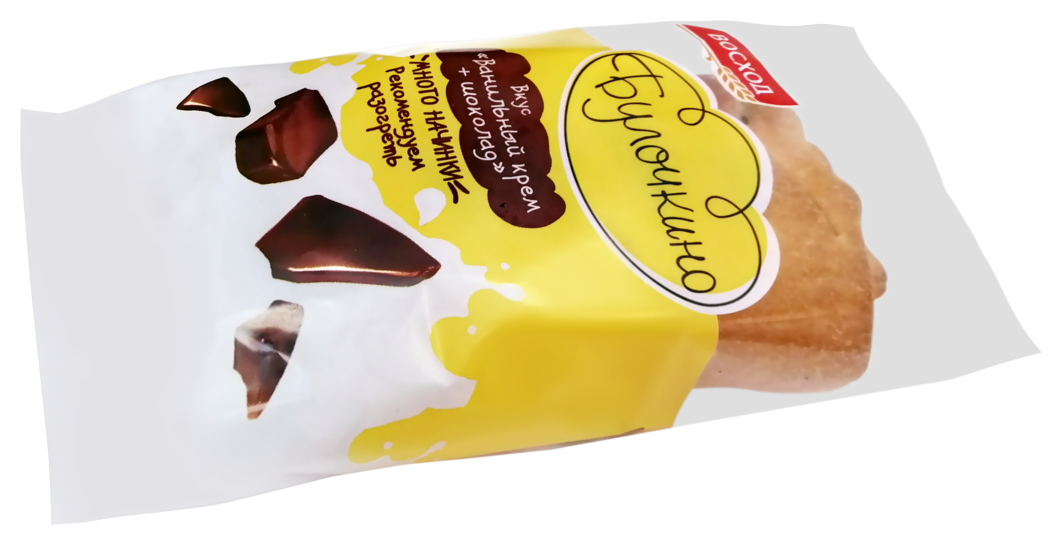 Снек БУЛОЧКИНО со вкусом ванили и шоколада 100г