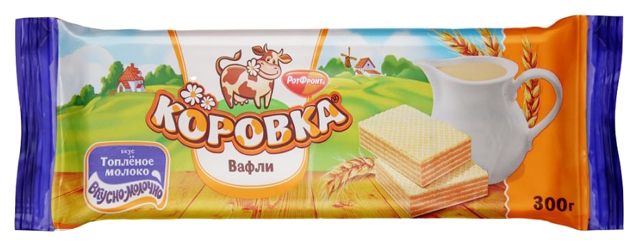 Вафли КОРОВКА Топленое молоко 300г
