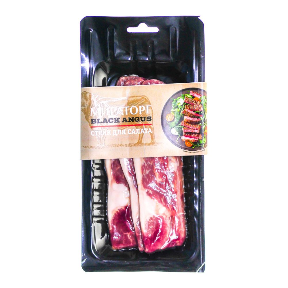 Говядина мраморная МИРАТОРГ стейк для салата охл 200г
