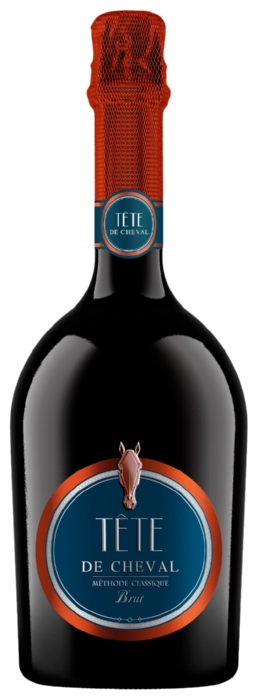 Игристое вино ТЕТ ДЕ ШЕВАЛЬ белое брют 12% ст/б 0.75л