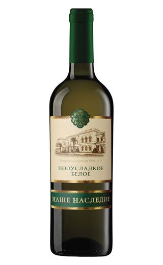 Вино НАШЕ НАСЛЕДИЕ белое п/сл 10-12% ст/б 0.75л