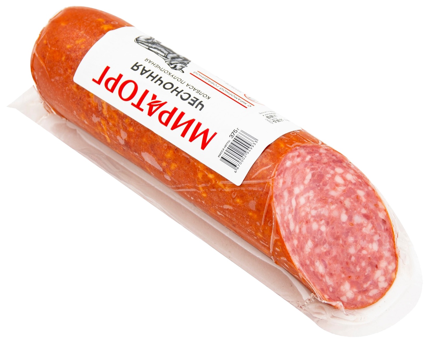 Колбаса МИРАТОРГ Чесночная п/к 375г