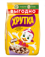 Завтрак ХРУТКА Дуо шоколадный обогащенный кальцием 650г