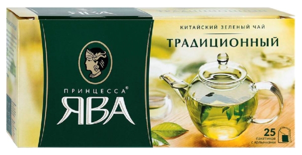 Чай ЯВА зеленый 25пак