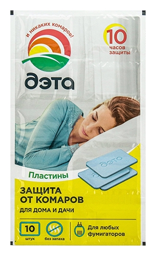 Пластины ДЭТА Инсекто 10шт