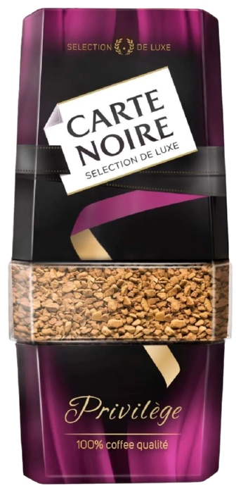 Кофе КАРТ НУАР Привилегия растворимый ст/б 95г