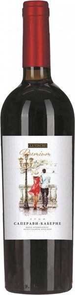 Вино ВИНОДЕЛЬНЯ АСКЕРИ Премиум Саперави Каберне красное п/сл 10-12% ст/б 0.75л