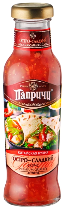 Соус ПАПРИЧИ остро-сладкий 320г