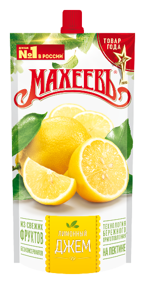 Джем МАХЕЕВЪ лимонный д/пак 300г