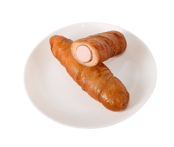 Сосиска в тесте жареная 110г