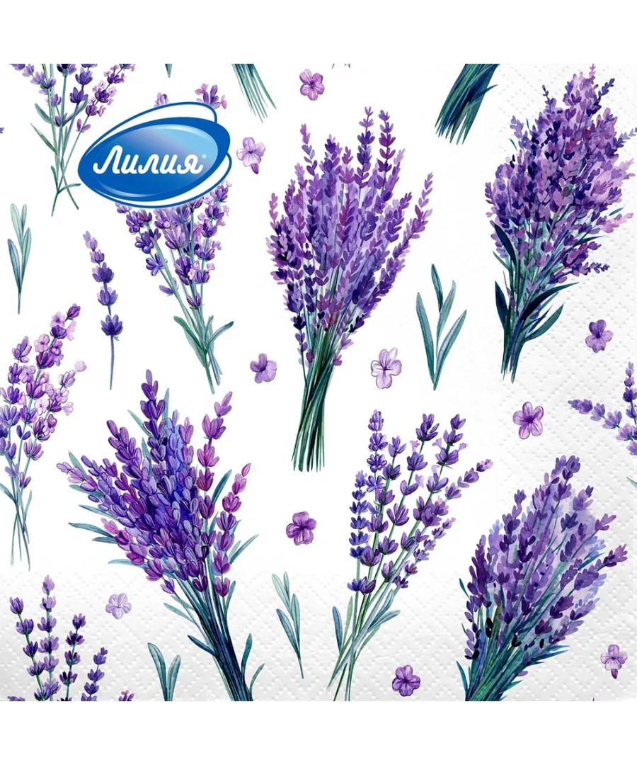 Салфетки ЛИЛИЯ Ароматный букет 33*33см 2сл 20шт