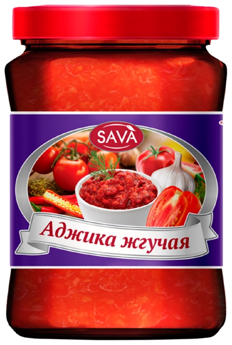 Аджика  САВА жгучая ст/б 280г