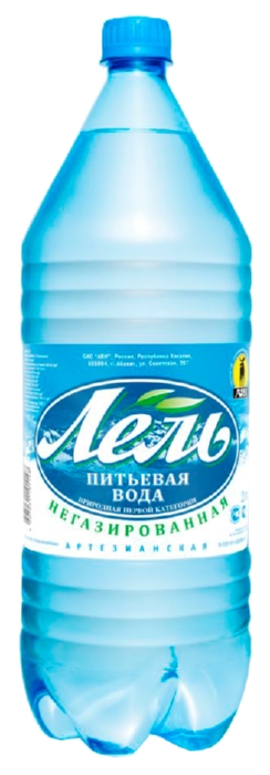 Питьевая вода ЛЕЛЬ пэт 2л