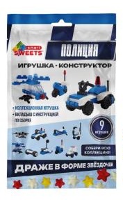 Игрушка с драже СМАРТ СВИТС Полиция 5г