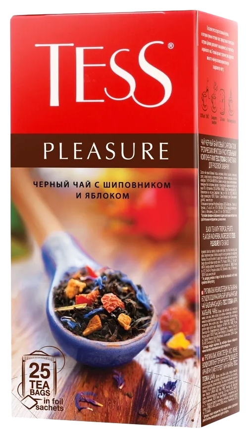 Чай ТЕСС Плэже черный 25пак