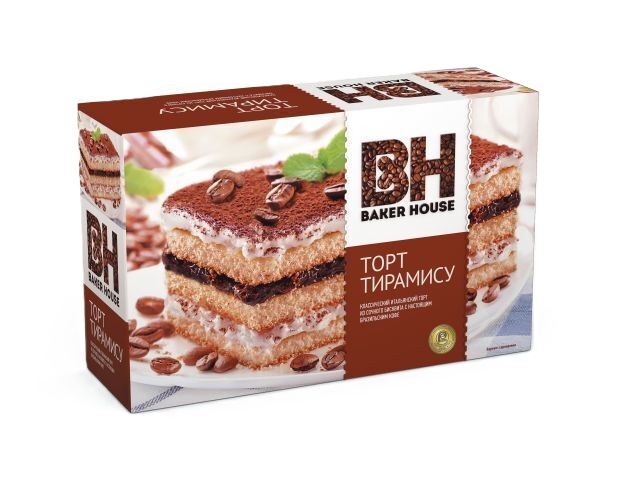 Торт БЕЙКЕР ХАУС Тирамису 350г
