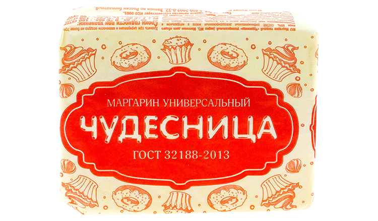 Маргарин ЧУДЕСНИЦА Универсальный 55% 180г