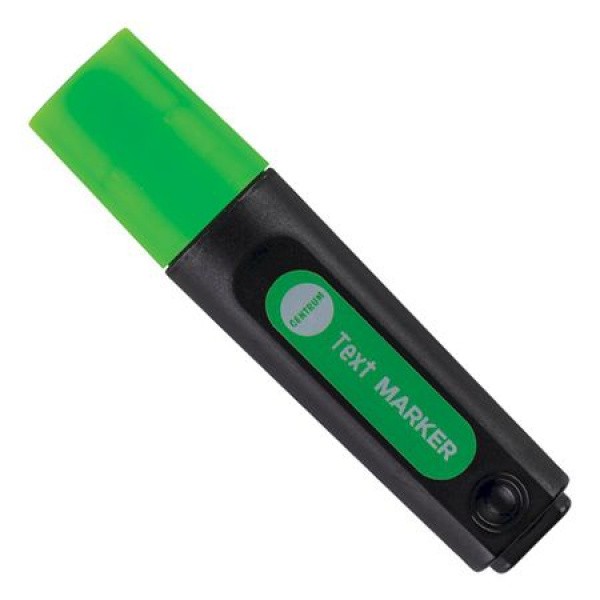 Маркер текстовый ЦЕНТРУМ зеленый скошенный арт.80211