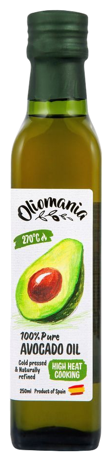 Масло авокадо ОЛИОМАНИЯ рафинированное ст/б 250мл