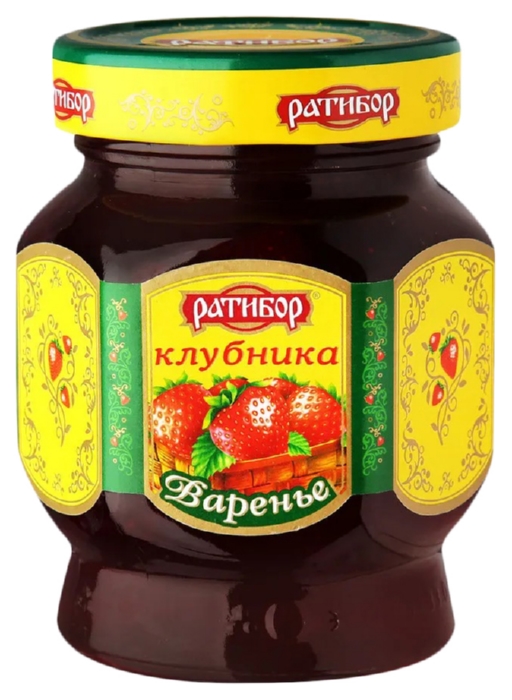 Варенье РАТИБОР клубника ст/б 360г