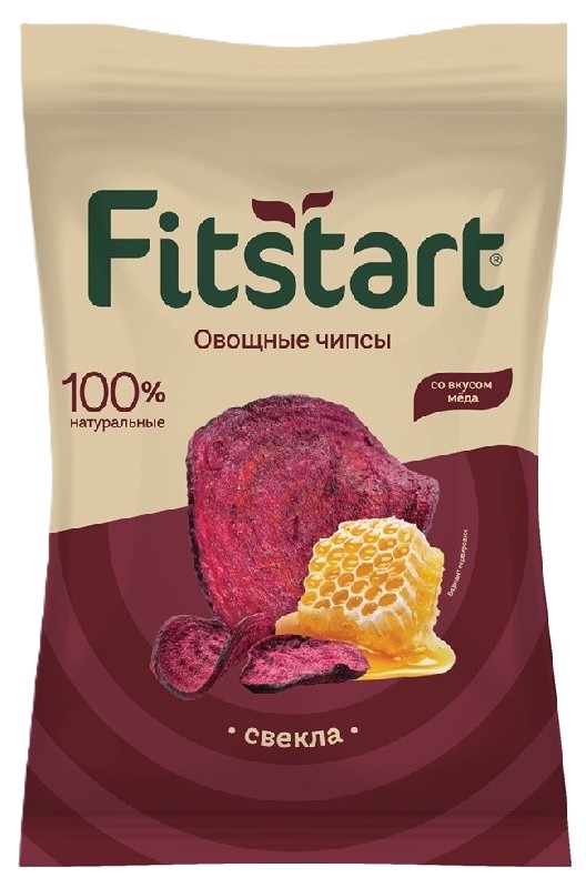 Чипсы овощные ФИТСТАРТ свекла 50г