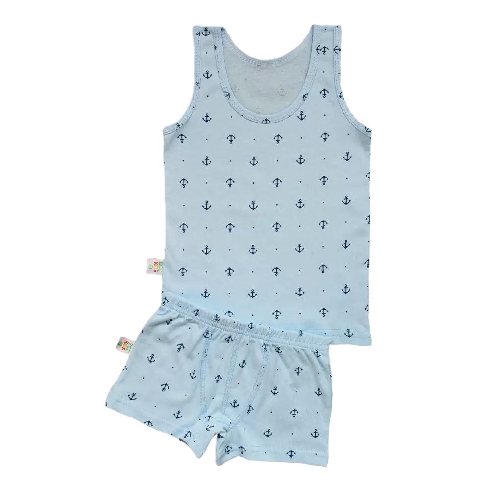 Комплект на мальчика ЭКО КИДС майка боксеры р.28-34 арт.КМ107