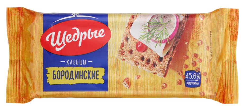 Хлебцы ЩЕДРЫЕ Бородинские 100г