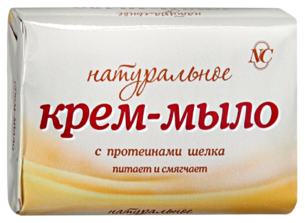 Крем-мыло туалетное НЕВСКАЯ КОСМЕТИКА Натуральный шелк 90г