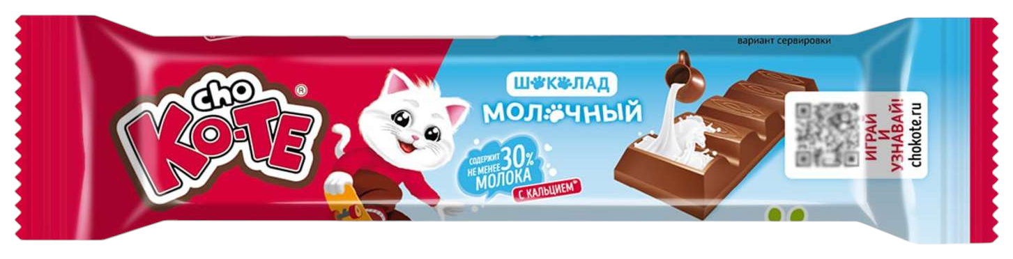 Батончик ЭССЕН Шо Ко-те молочный 42г