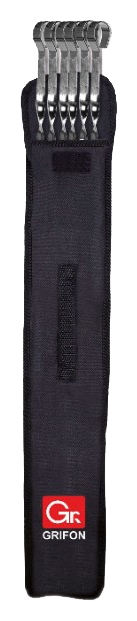 Набор шампуров ГРИФОН Премиум плоские 60см 6шт в чехле