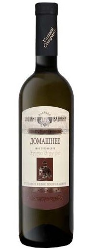 Вино ВАЗИАНИ Домашнее белое п/сл 12% ст/б 0.75л