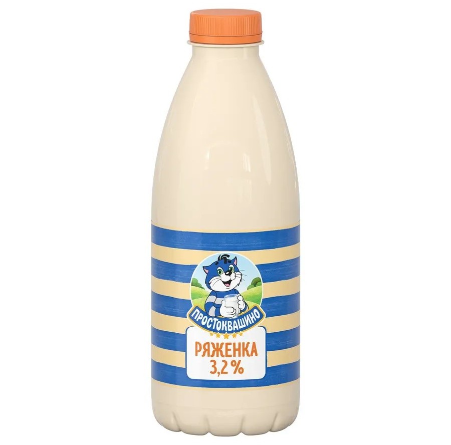 Ряженка ПРОСТОКВАШИНО бзмж 3.2% пэт 900г