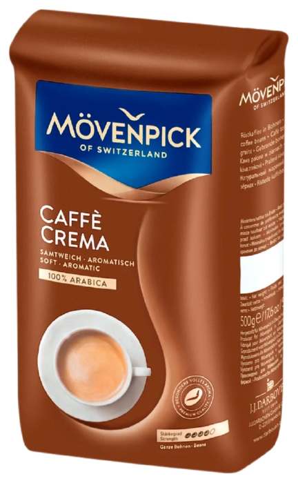Кофе МОВЕНПИК Каффе Крема зерно 500г