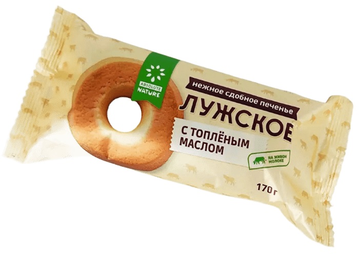 Печенье ЛУЖСКОЕ с топленым маслом 170г