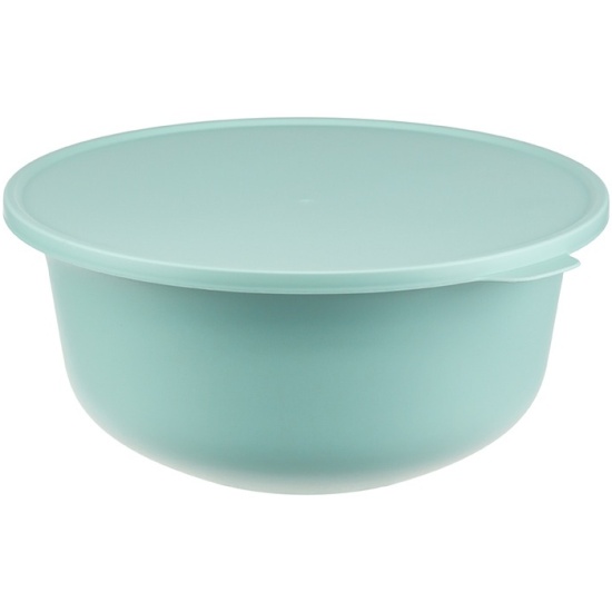 Миска М-ПЛАСТИКА Тэсти с крышкой морская волна 4.3л арт.М1364