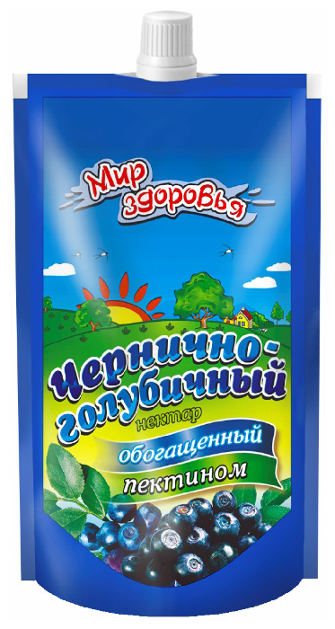 Нектар МИР ЗДОРОВЬЯ черника голубика 200мл