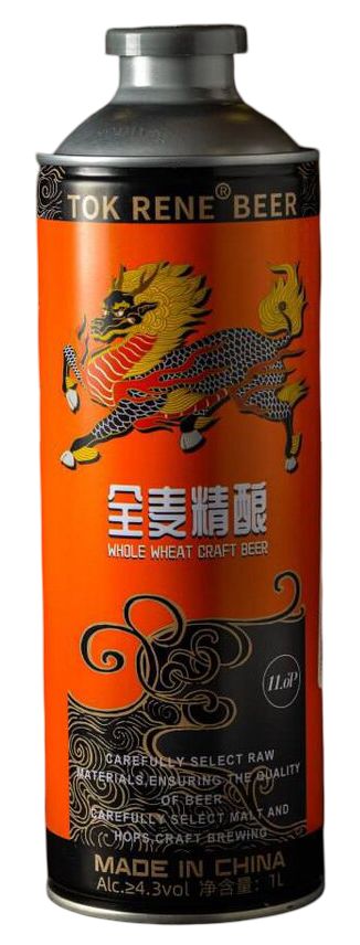 Пиво ТОК РЕНЕ Кирин Веат Вайт Бир светлое нефильтрованное пастер 4.3% ж/б 1л